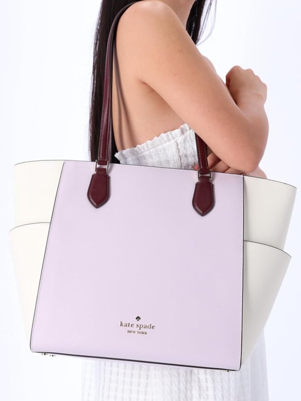 Kate Spade Madison Laptop Tote Bag, in Lilac Moonlight